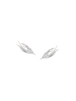 Shaun Leane boucles d'oreilles "White Feather" en argent sterling et diamants - Métallisé - thumbnail