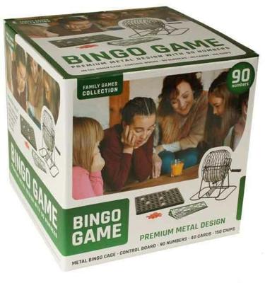 Cilgro Bingo molen van metaal met 90 nummers
