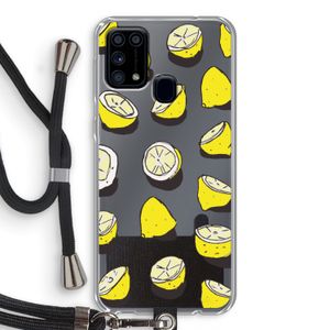 When Life Gives You Lemons...: Samsung Galaxy M31 Transparant Hoesje met koord