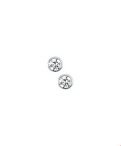 TFT Oorknoppen Zirkonia Zilver Glanzend