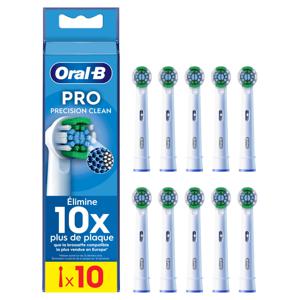 Oral-B opzetborstels Precision Clean wit - 10 stuks