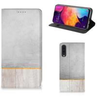 Samsung Galaxy A50 Book | Wallet Case | Wood Concrete