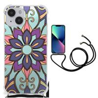 iPhone 14 Case Purple Flower