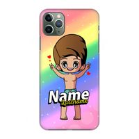 Chibi Maker man: Volledig geprint iPhone 11 Pro Max Hoesje
