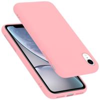 Cadorabo Hoesje geschikt voor Apple iPhone XR Case in LIQUID ROZE - Beschermhoes TPU silicone Cover