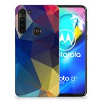 Motorola Moto G8 Power | TPU Hoesje | Polygon Dark