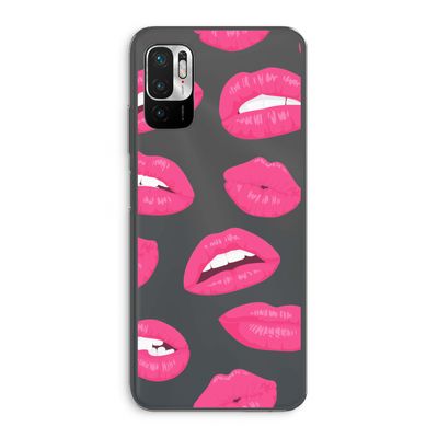 Bite my lip: Xiaomi Redmi Note 10 5G Transparant Hoesje