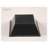 Hammond Electronics 1421T4 Apparaatvoet Zelfklevend, Rond Zwart (Ø x h) 20.5 mm x 7.6 mm 24 stuk(s)