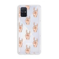 Rock: Galaxy A71 Transparant Hoesje