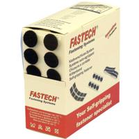 FASTECH® B20-COIN999905 Klittenband punten Om vast te plakken Hotmelt Haak- en lusdeel (Ø) 20 mm Zwart 460 onderdelen - thumbnail