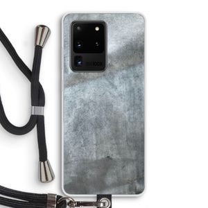 Grey Stone: Samsung Galaxy S20 Ultra Transparant Hoesje met koord