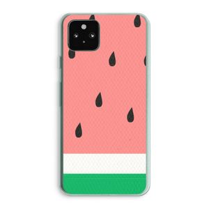 Watermeloen: Google Pixel 5a 5G Transparant Hoesje