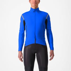 Castelli Perfetto RoS 2 Convertible jacket azzurro italia/silver reflex heren XXL