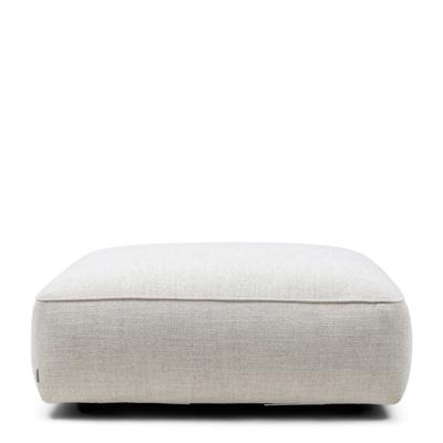 Rivièra Maison Hocker 'Hamilton' Gemêleerde stof, kleur Antique White