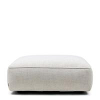 Rivièra Maison Hocker 'Hamilton' Gemêleerde stof, kleur Antique White