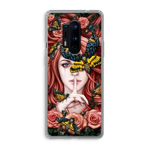 Lady Moth: OnePlus 8 Pro Transparant Hoesje