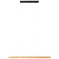 Brilliant Hanglamp Ainara zwart met hout G99442/36