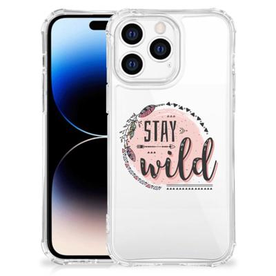Apple iPhone 14 Pro Max Stevig | Bumper Hoesje | Boho Stay Wild Apple iPhone 14 Pro Max Stevig | Bumper Hoesje | Boho Stay Wild