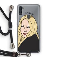 Mary Kate: Samsung Galaxy A11 Transparant Hoesje met koord