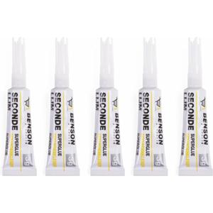 Benson Hobby secondelijm - 5 tubes - 3 gram - voordeelverpakking