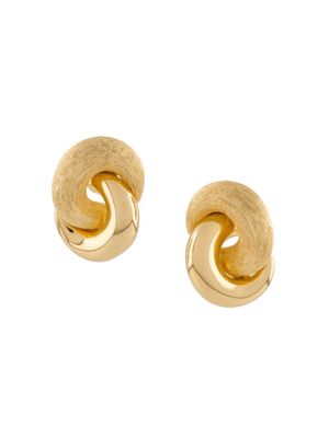 Christian Dior Pre-Owned boucles d'oreilles à design de nœud (années 1980)