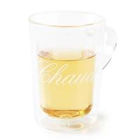 Riviera Maison dubbelwandig thee- koffieglas tekst 270ml - C&apos;est Chaud