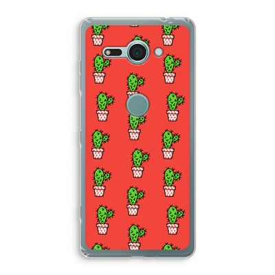 Mini cactus: Sony Xperia XZ2 Compact Transparant Hoesje