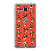 Mini cactus: Sony Xperia XZ2 Compact Transparant Hoesje Mini cactus: Sony Xperia XZ2 Compact Transparant Hoesje