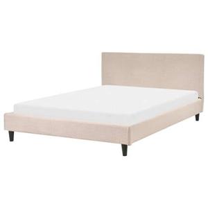 Beliani - FITOU - Tweepersoonsbed - Beige - 140 x 200 cm - Polyester