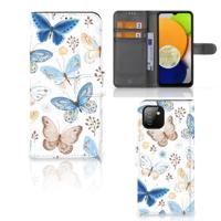 Telefoonhoesje | Met pasjeshouder | voor Samsung Galaxy A03 Vlinder