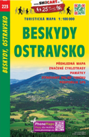 Fietskaart 223 Beskydy, Ostravsko | Shocart