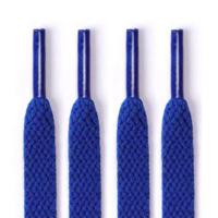 Platte veters in polyester - 120cm - Donkerblauw