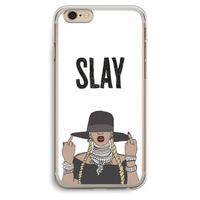 Slay All Day: iPhone 6 Plus / 6S Plus Transparant Hoesje Slay All Day: iPhone 6 Plus / 6S Plus Transparant Hoesje