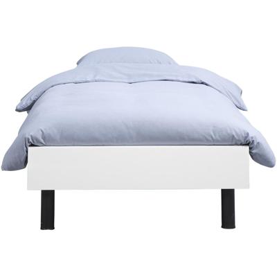 Leen Bakker - Bed Nova - 90x200 Cm - Spaanplaat - Wit