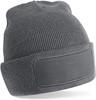 Beechfield CB445R Recycled Original Patch Beanie - Graphite Grey - One Size - thumbnail