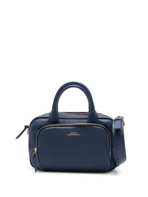 Sarah Chofakian sac Christie en cuir - Bleu