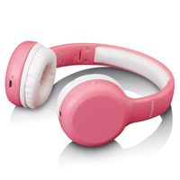 Lenco HPB-110PK Headset Bedraad en draadloos Hoofdband Micro-USB Bluetooth Roze - thumbnail