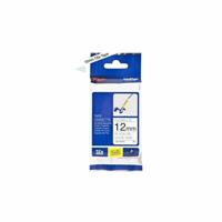 Gelamineerde Tape voor Labelmakers Brother TZEFX231 12 mm x 8 m Zwart/Wit