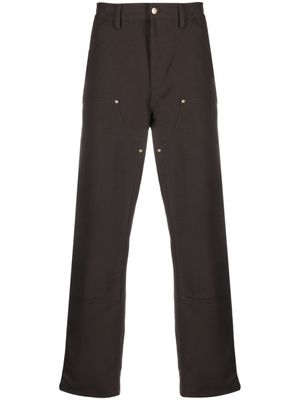 Carhartt WIP pantalon Double Knee à coupe droite - Marron