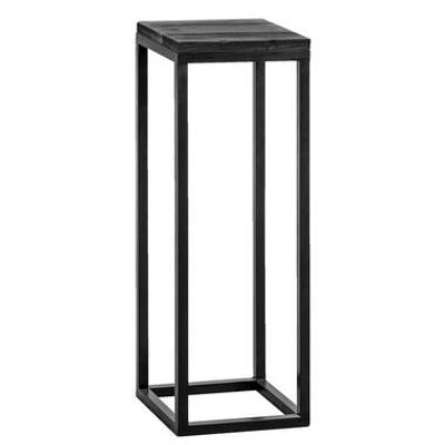Plantentafel Gijs - zwart - 70x25x25 cm - Leen Bakker
