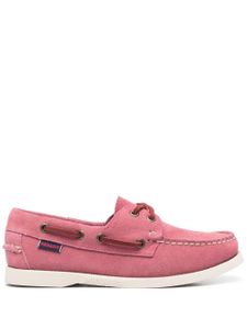 Sebago chaussures bateaux en daim - Rose