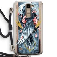 Golden Raven: LG K10 (2016) Transparant Hoesje met koord