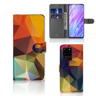 Samsung Galaxy S20 Ultra | Book Case | Polygon Color