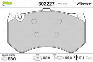 Valeo Remblokset 302227