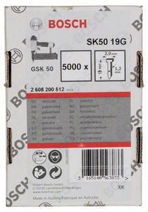Bosch Accessoires Nagel met verzonken kop SK50 19mm | 1.2mm - 2608200512