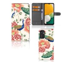 Telefoonhoesje | Met pasjeshouder | voor Samsung Galaxy A14 5G Pink Peacock Telefoonhoesje | Met pasjeshouder | voor Samsung Galaxy A14 5G Pink Peacock