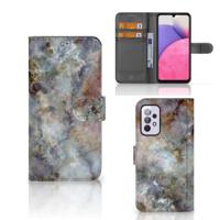 Samsung Galaxy A33 5G | Bookcase | Marmer Grijs