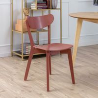 Bendt Houten Eetkamerstoel 'Torkil' kleur Terracotta