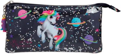 Ylvi & the Minimoomis etui Space 21 x 11 cm polyester zwart