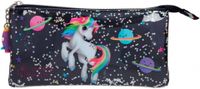 Ylvi & the Minimoomis etui Space 21 x 11 cm polyester zwart - thumbnail